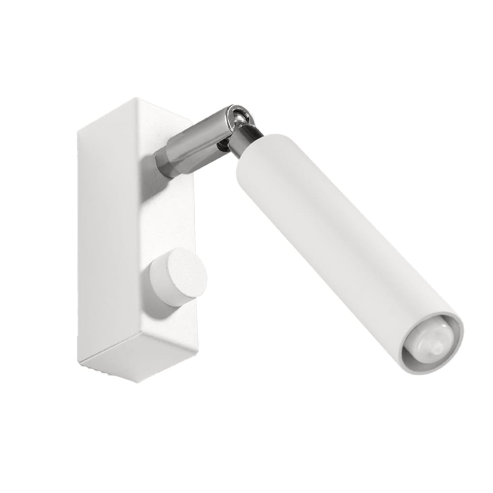 Lámpara de pared blanco acero alt. 20 cm