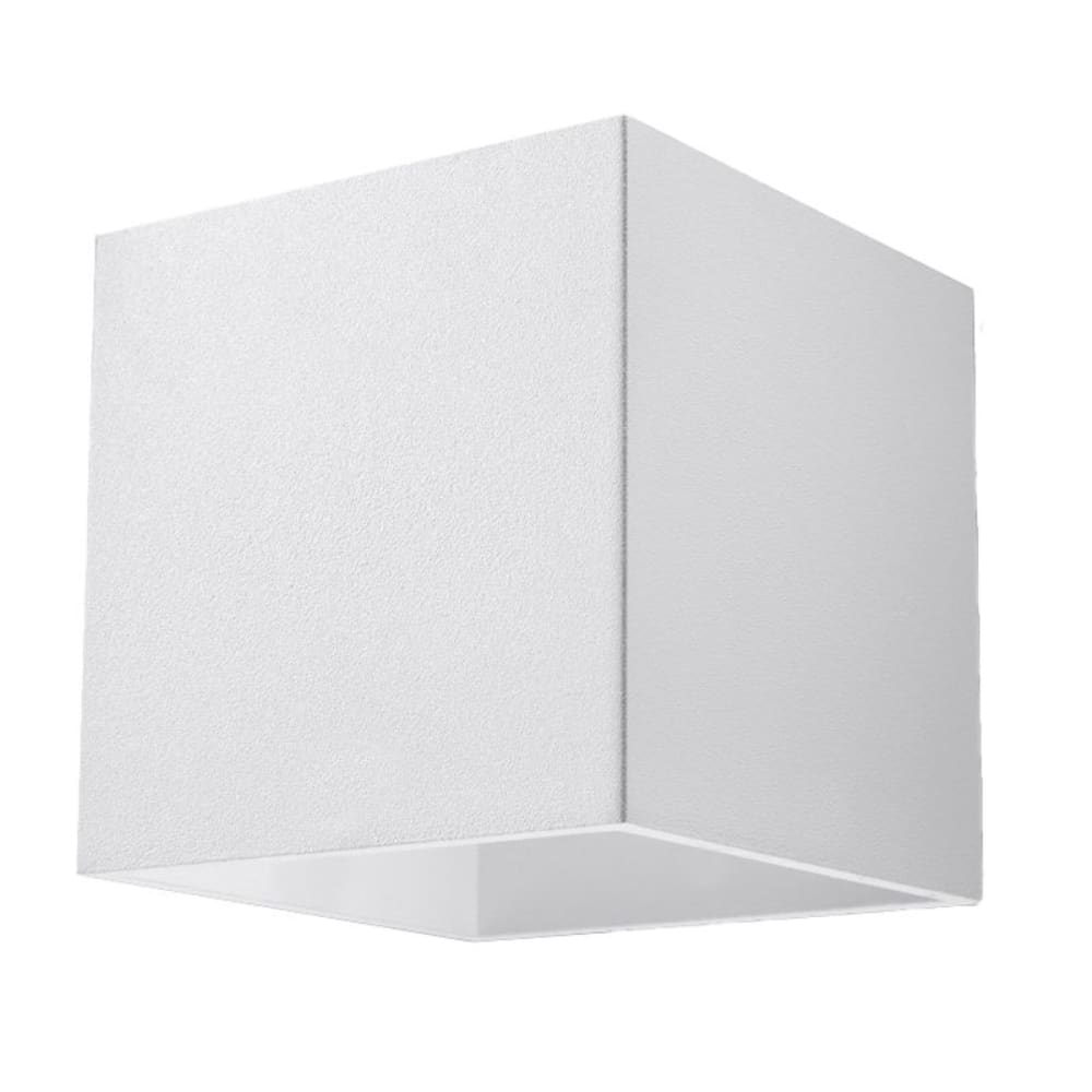 Lámpara de pared blanco aluminio alt. 10 cm