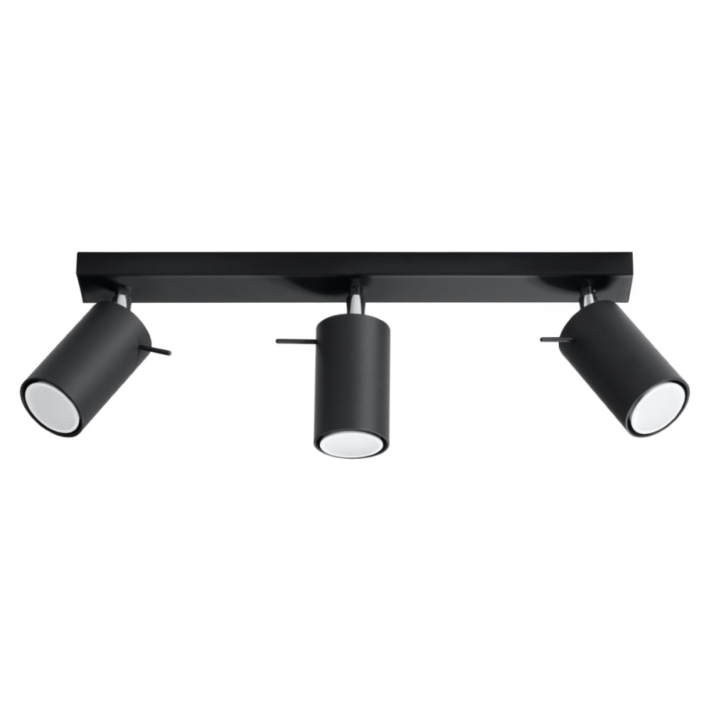 Sollux Lighting Deckenlampen aus Stahl in Schwarz style classic chic Schwarz Stahl