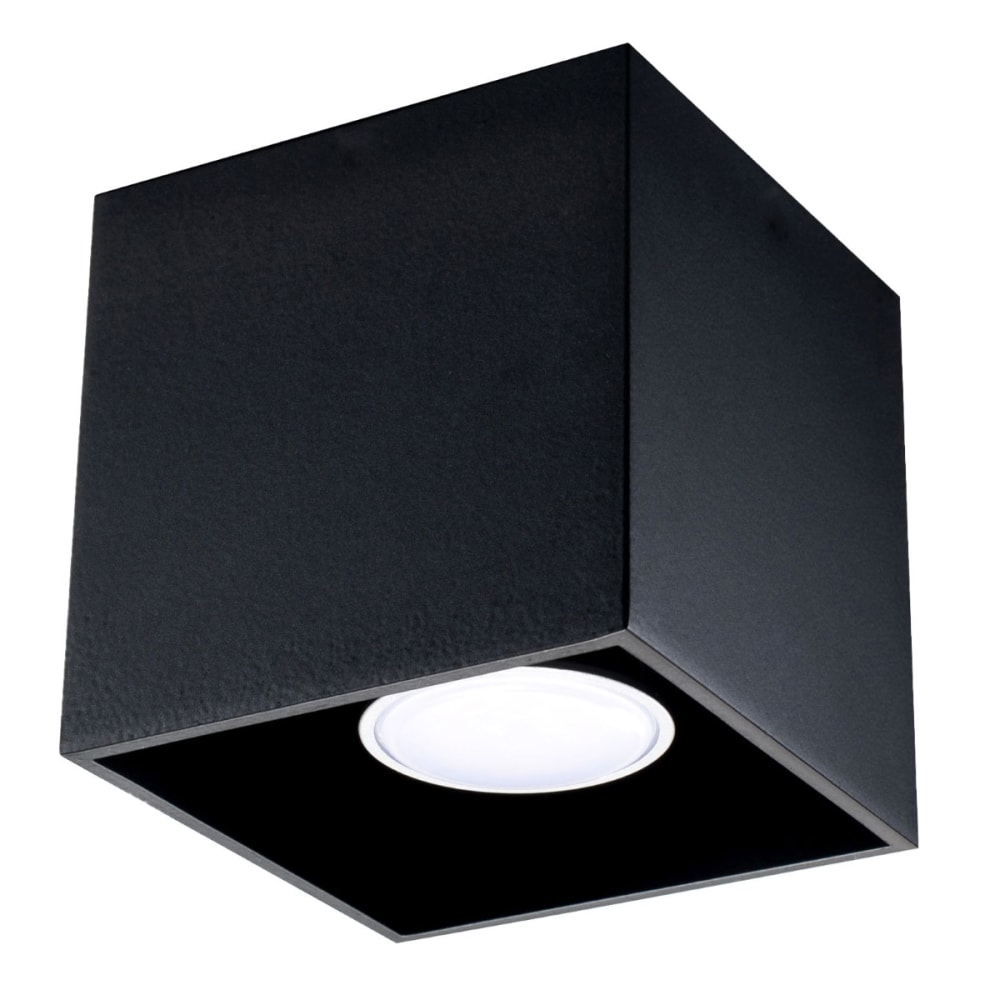 Sollux Lighting Deckenlampen aus Aluminium in Schwarz style classic chic Schwarz Aluminium