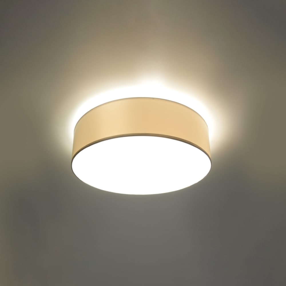 Plafonnier PVC Blanc E27 2 Arena — vue 4