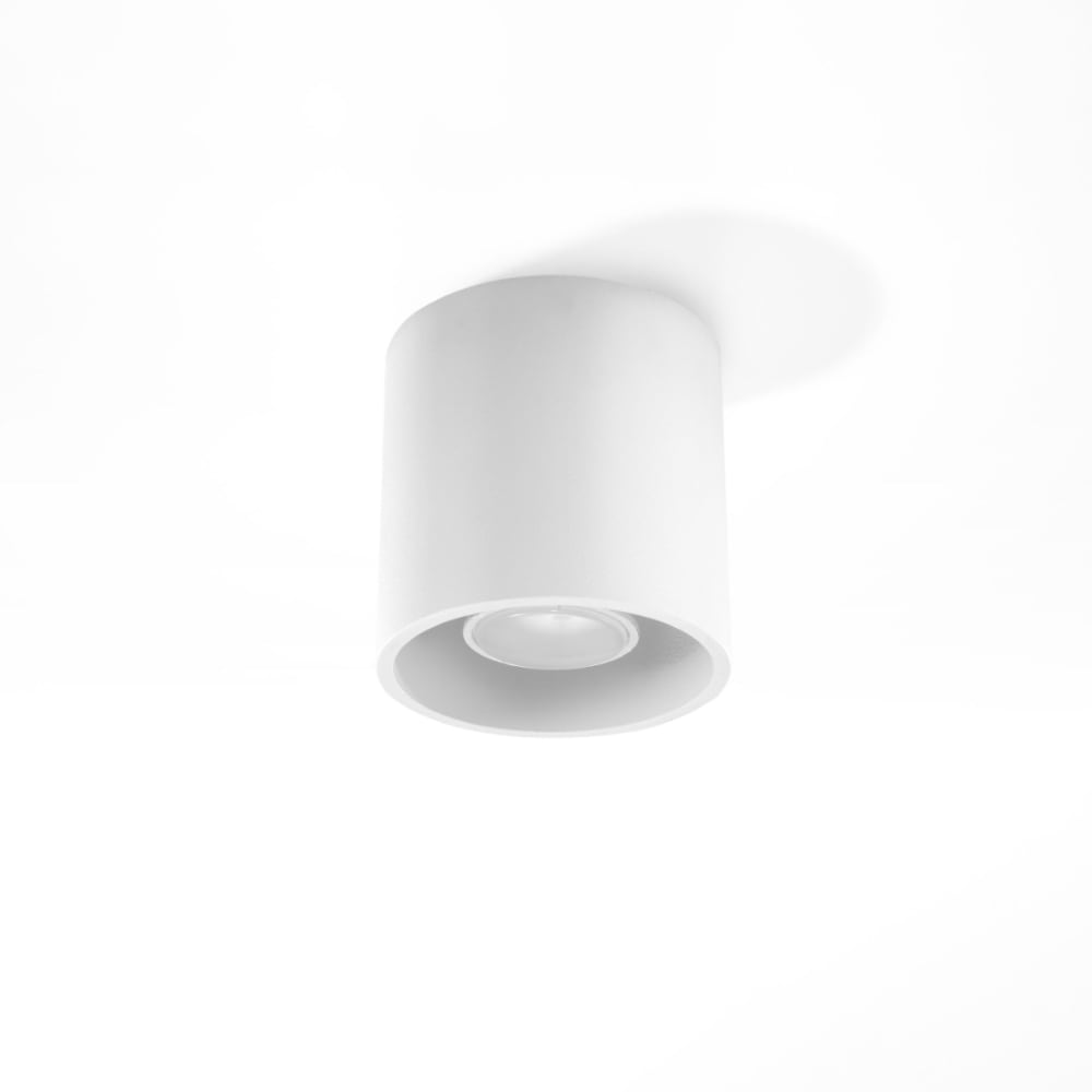 Plafonnier Aluminium Blanc GU10 1 Orbis — vue 3