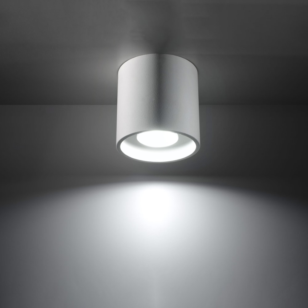 Plafonnier Aluminium Blanc GU10 1 Orbis — vue 4