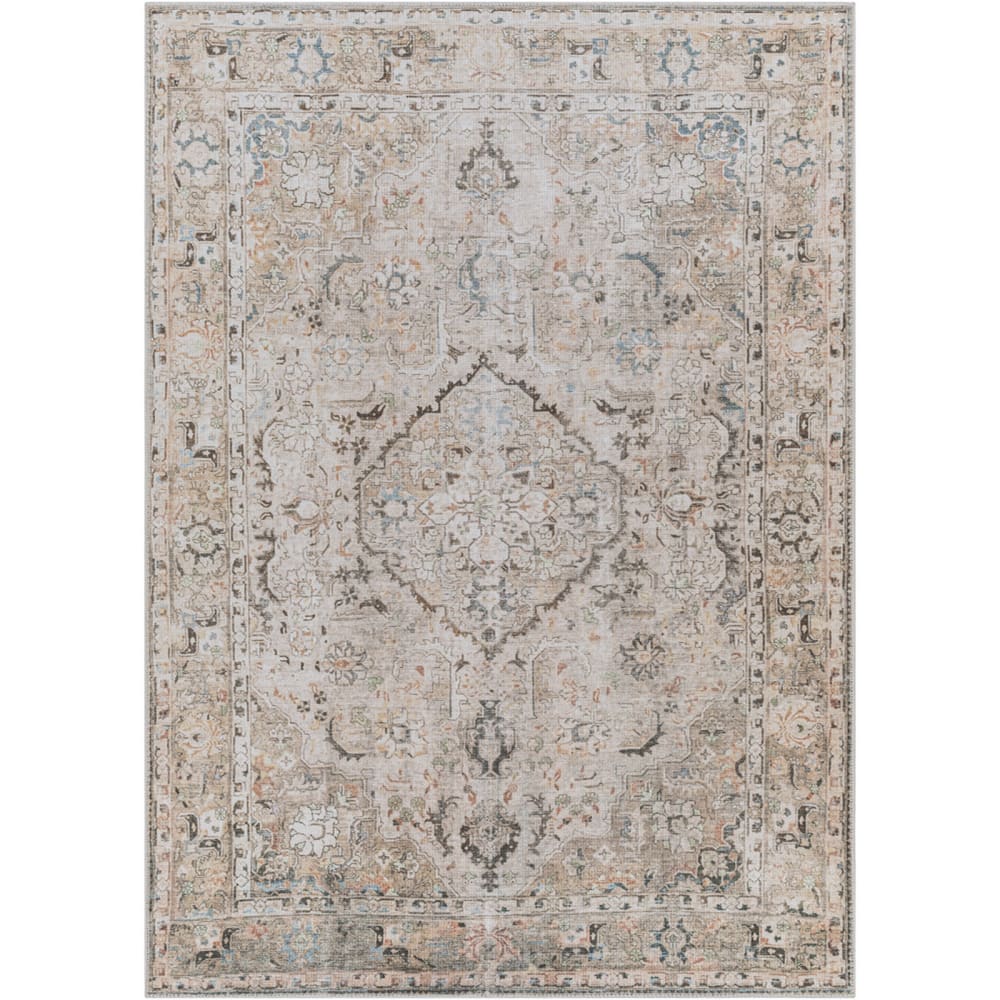 Tappeto vintage lavabile marrone/grigio 200x275 - Livabliss