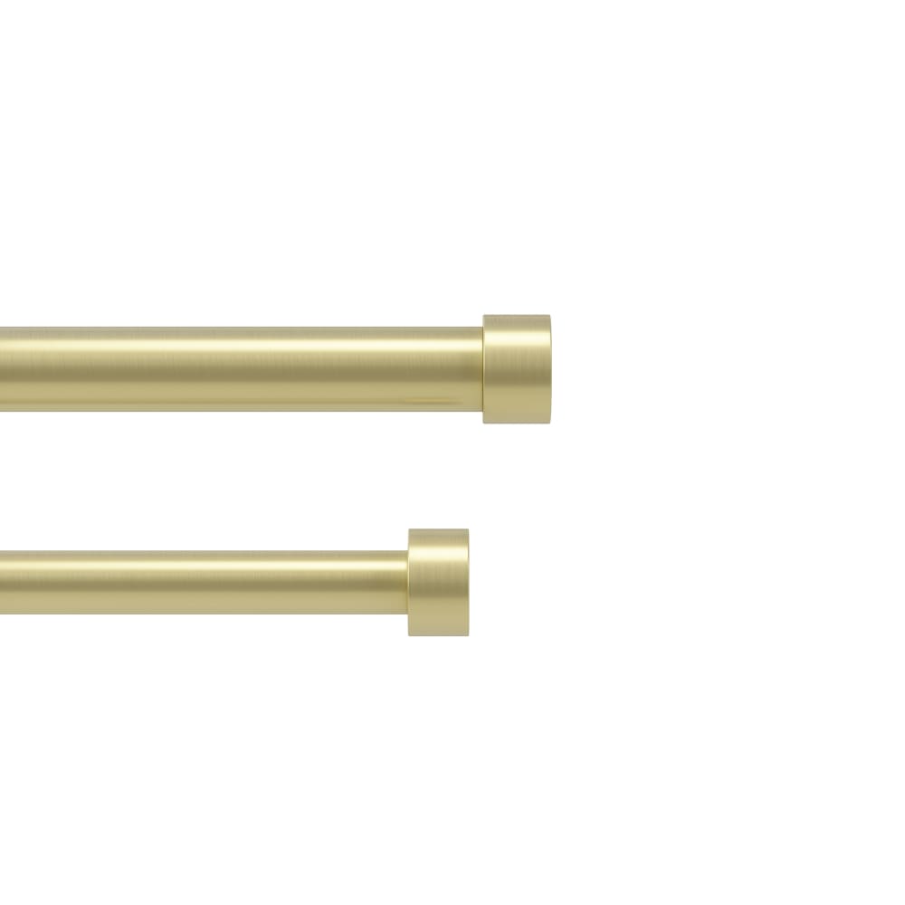 Umbra Doppelte Gardinenstangenbefestigungen ext.167 bis 305cm Nickel D25mm style modern Gold Metall