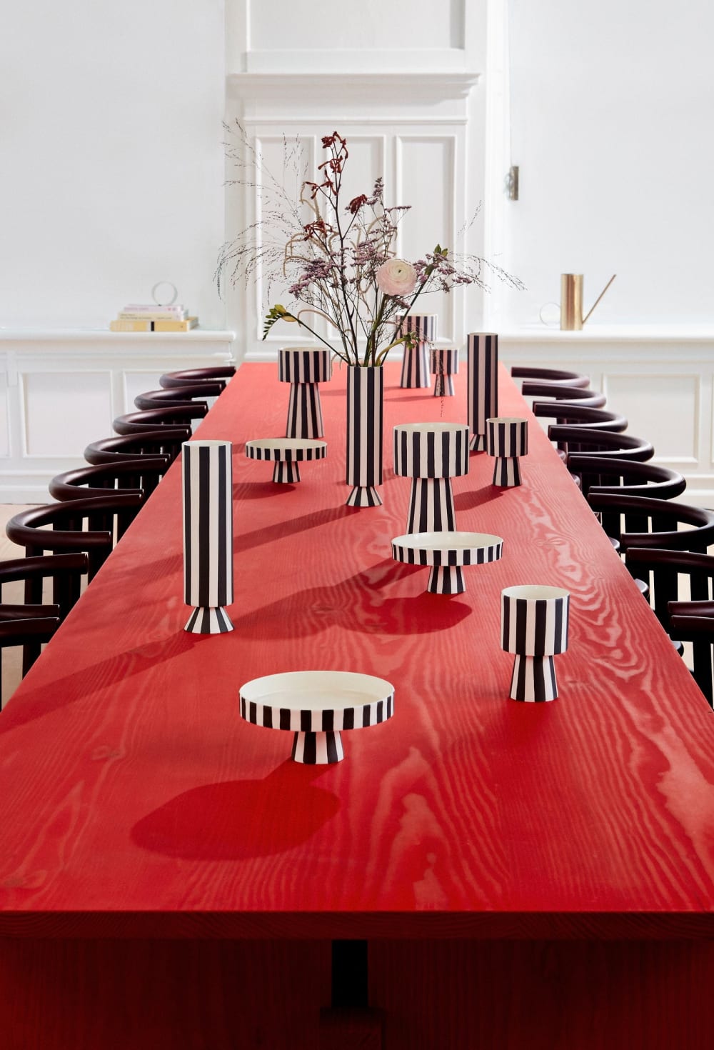 Pot blanc 100% grès Ø15xH24cm