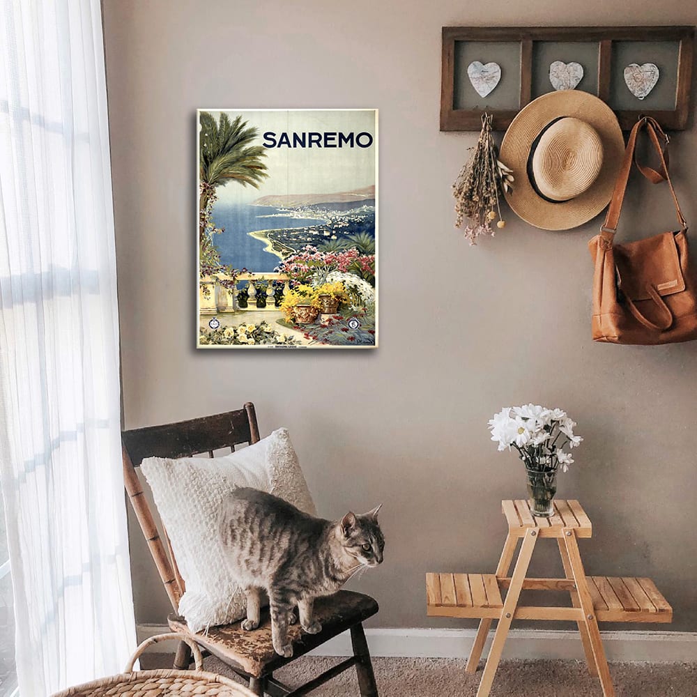 Poster turistico Sanremo cm. 50x70 - Legendarte
