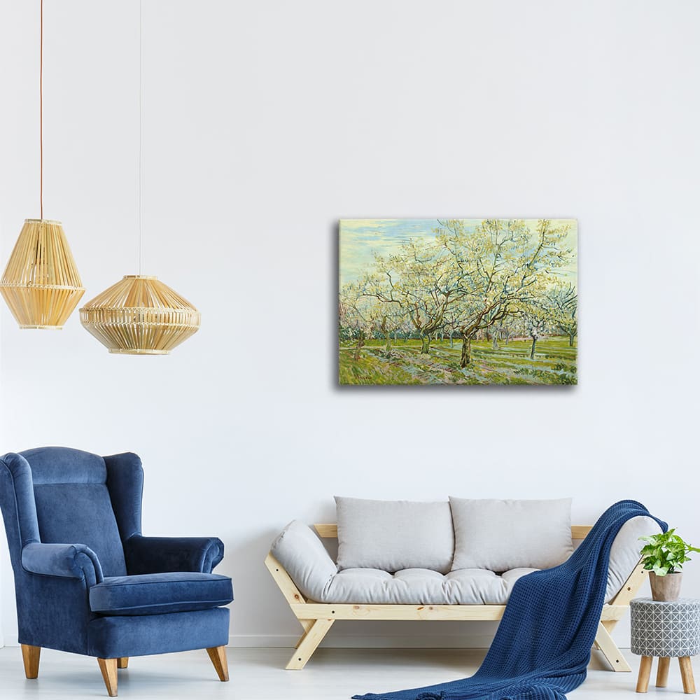 Tableau - Le Verger Blanc - Vincent Van Gogh 60x80cm