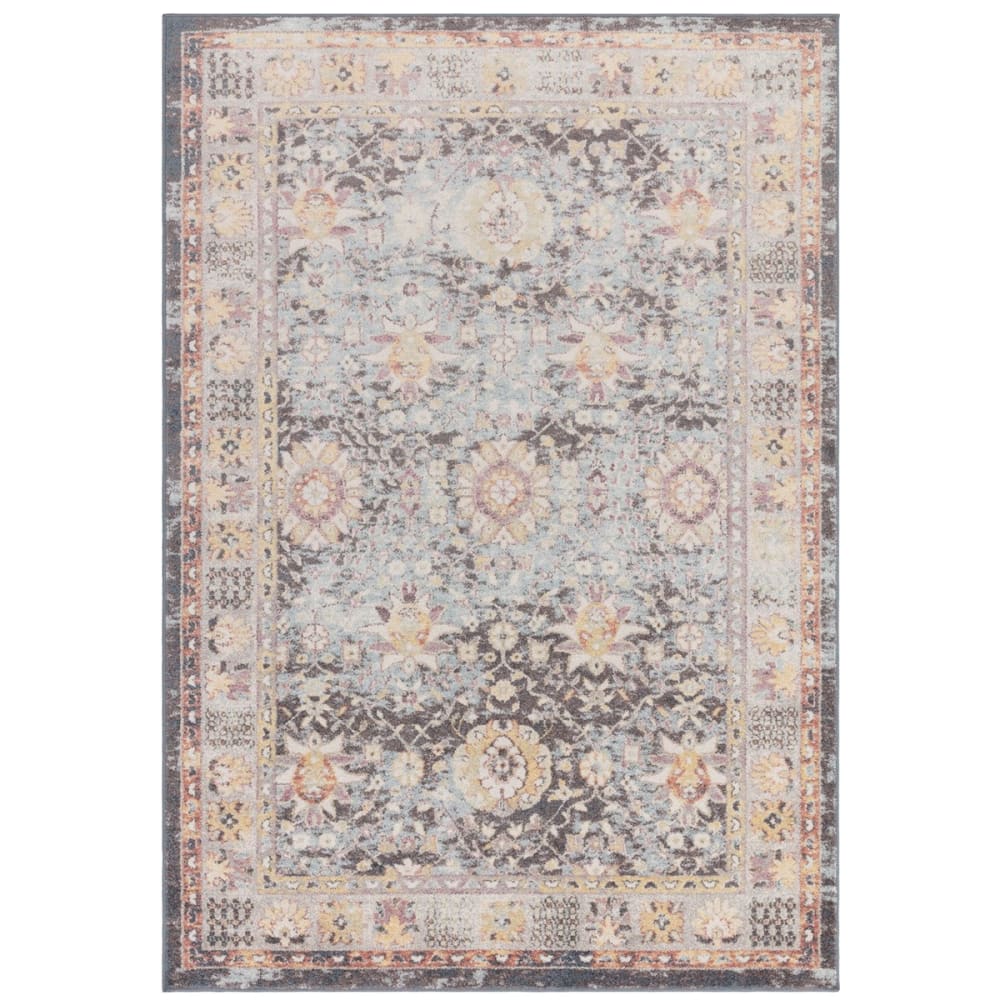 Tapis de salon en polypropylène multicolore 120x170 cm