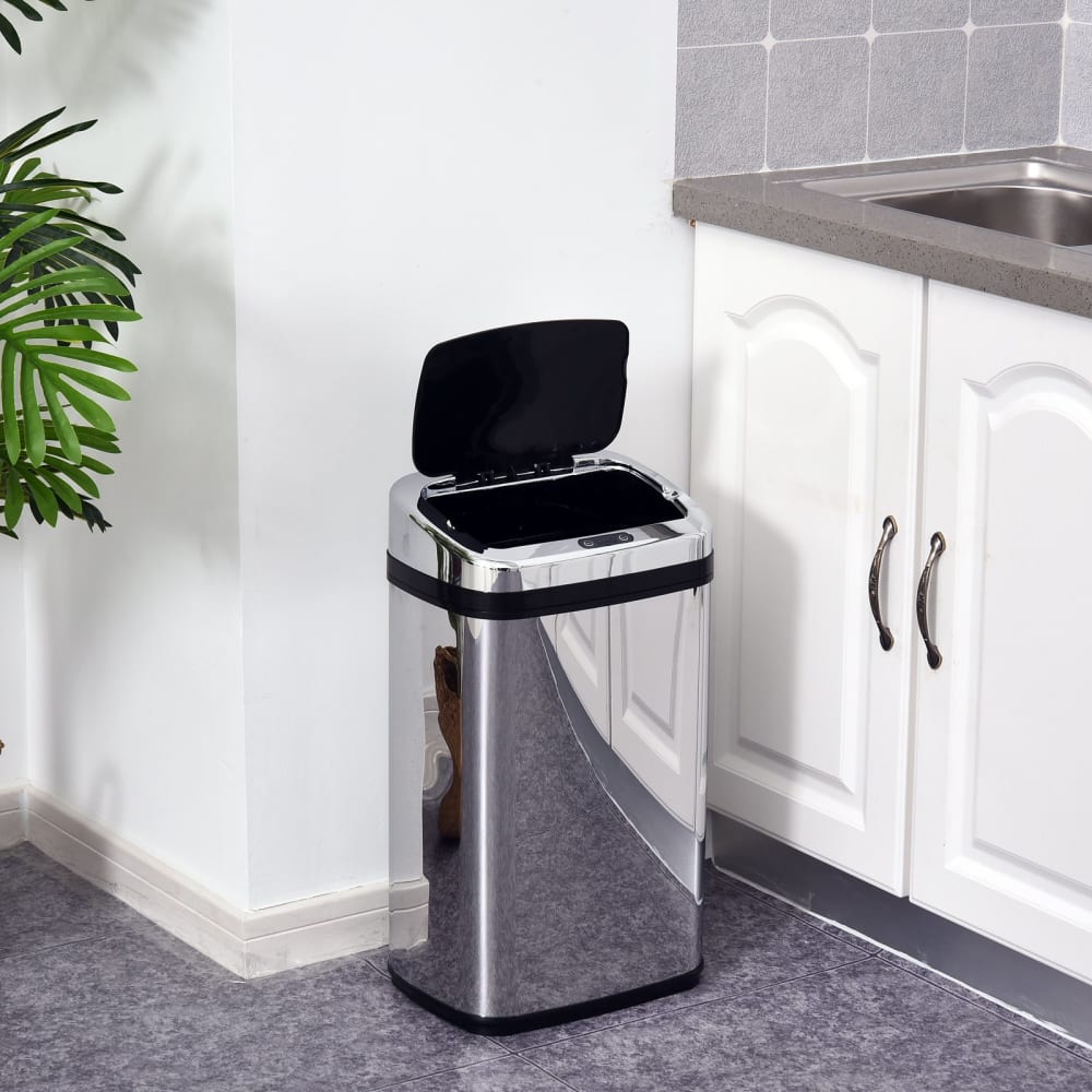 Cubo de basura 33x25x58 cm plata - Maisons du Monde