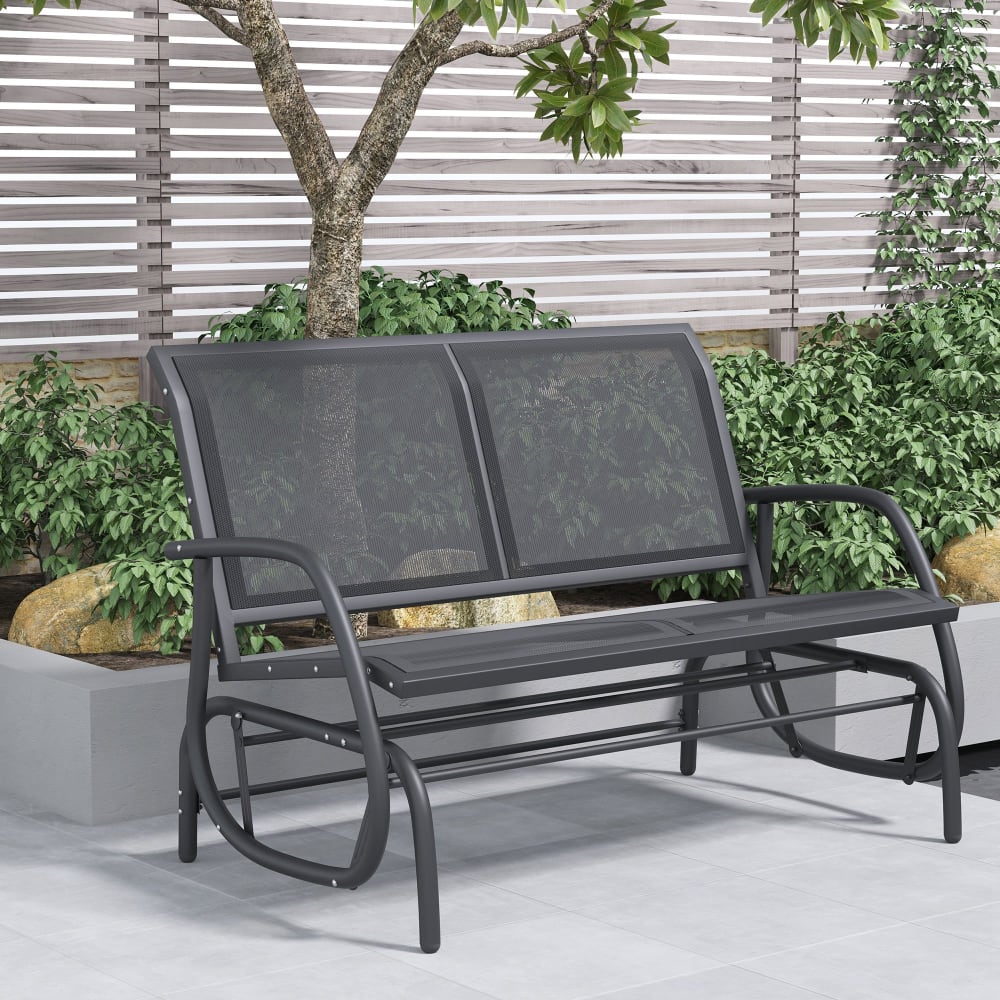 Banco balancín 120x70x85 cm negro - Maisons du Monde