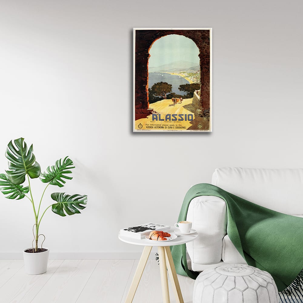 Poster turistico Alassio cm. 50x70 - Legendarte