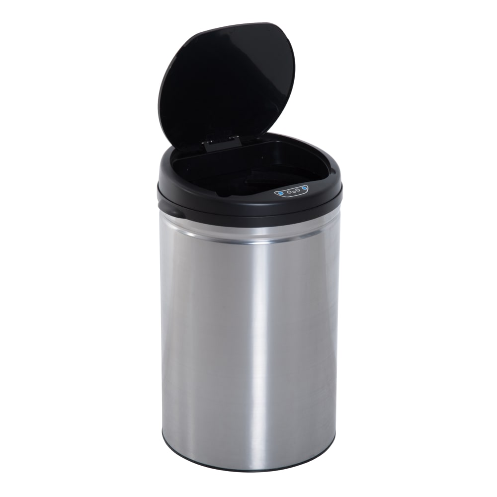 Cubo de basura 30.5x30.5x51.5 cm plateado - Maisons du Monde