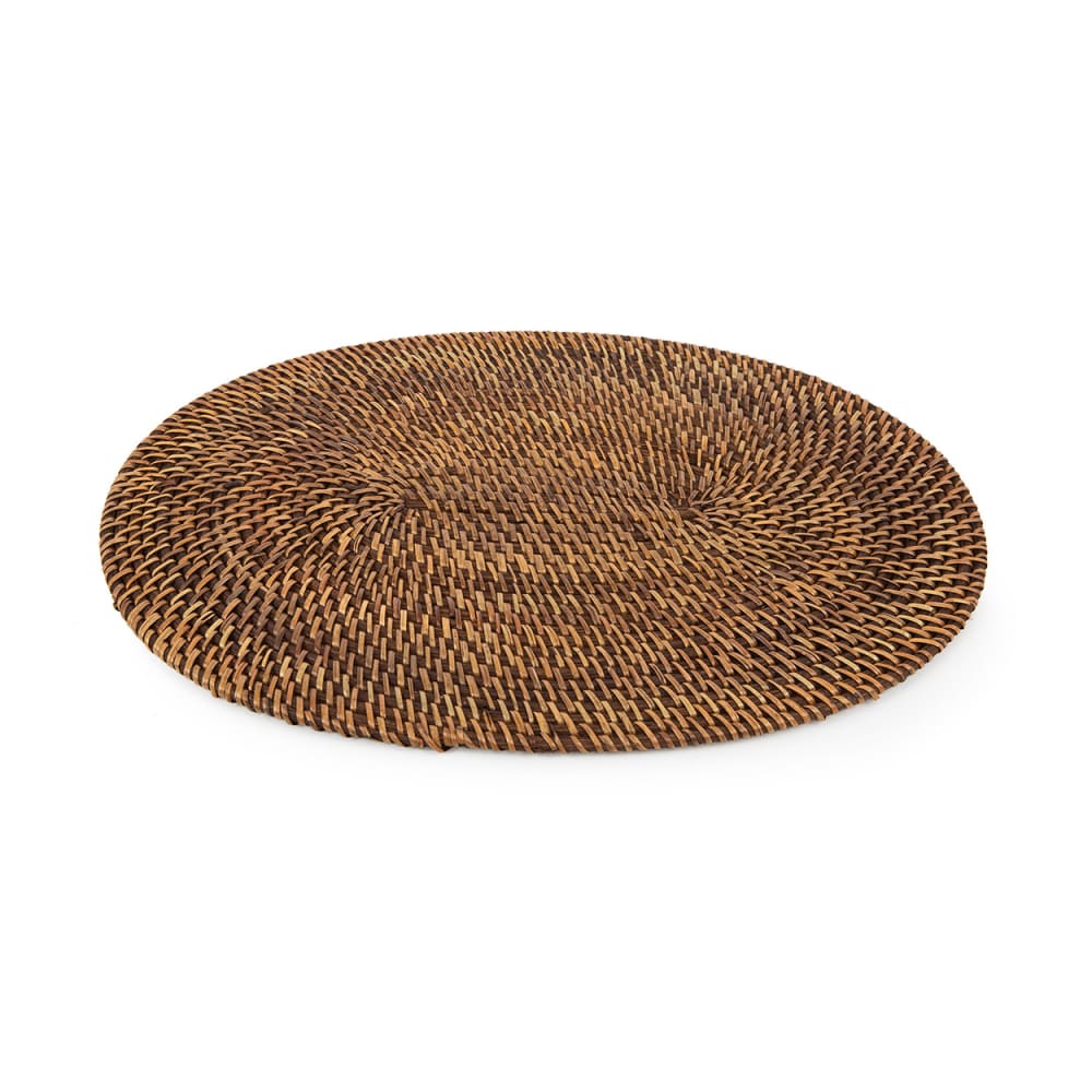 Set de table rotin marron 40x30x1cm