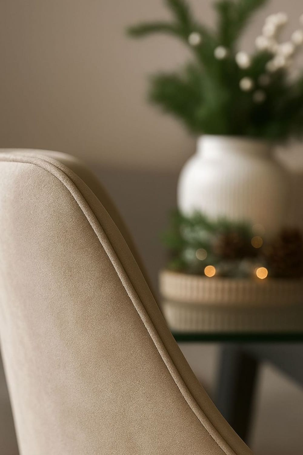 Silla en color beige de estilo boho en polipiel - Maisons du Monde