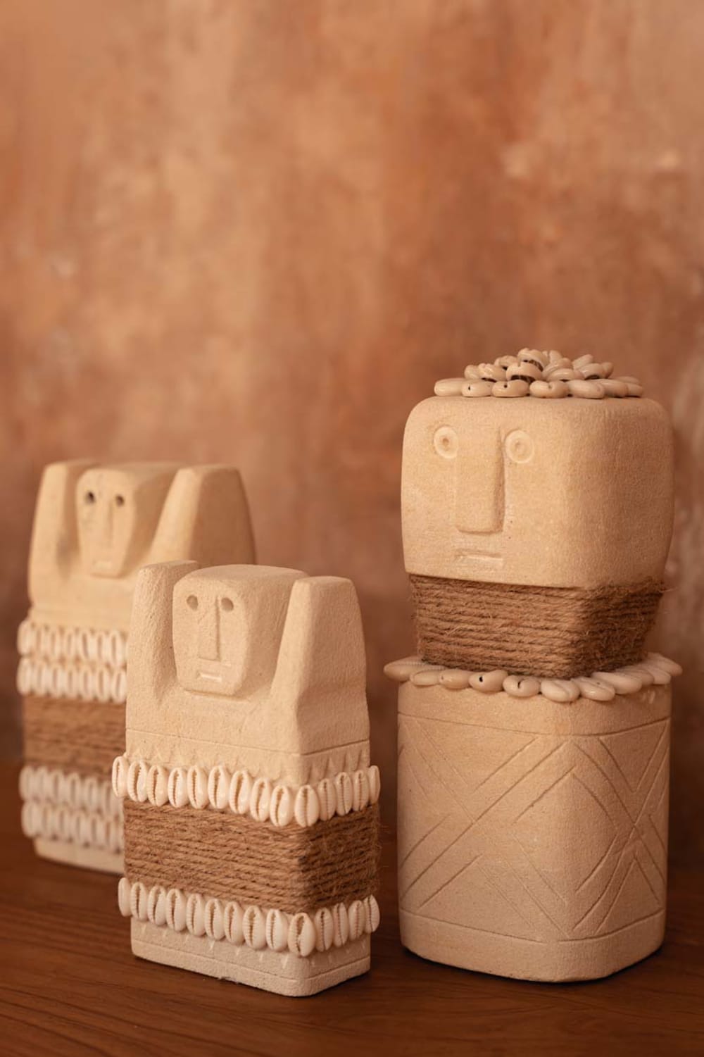 Estatua de arenisca marrón 8x4x14cm - Maisons du Monde