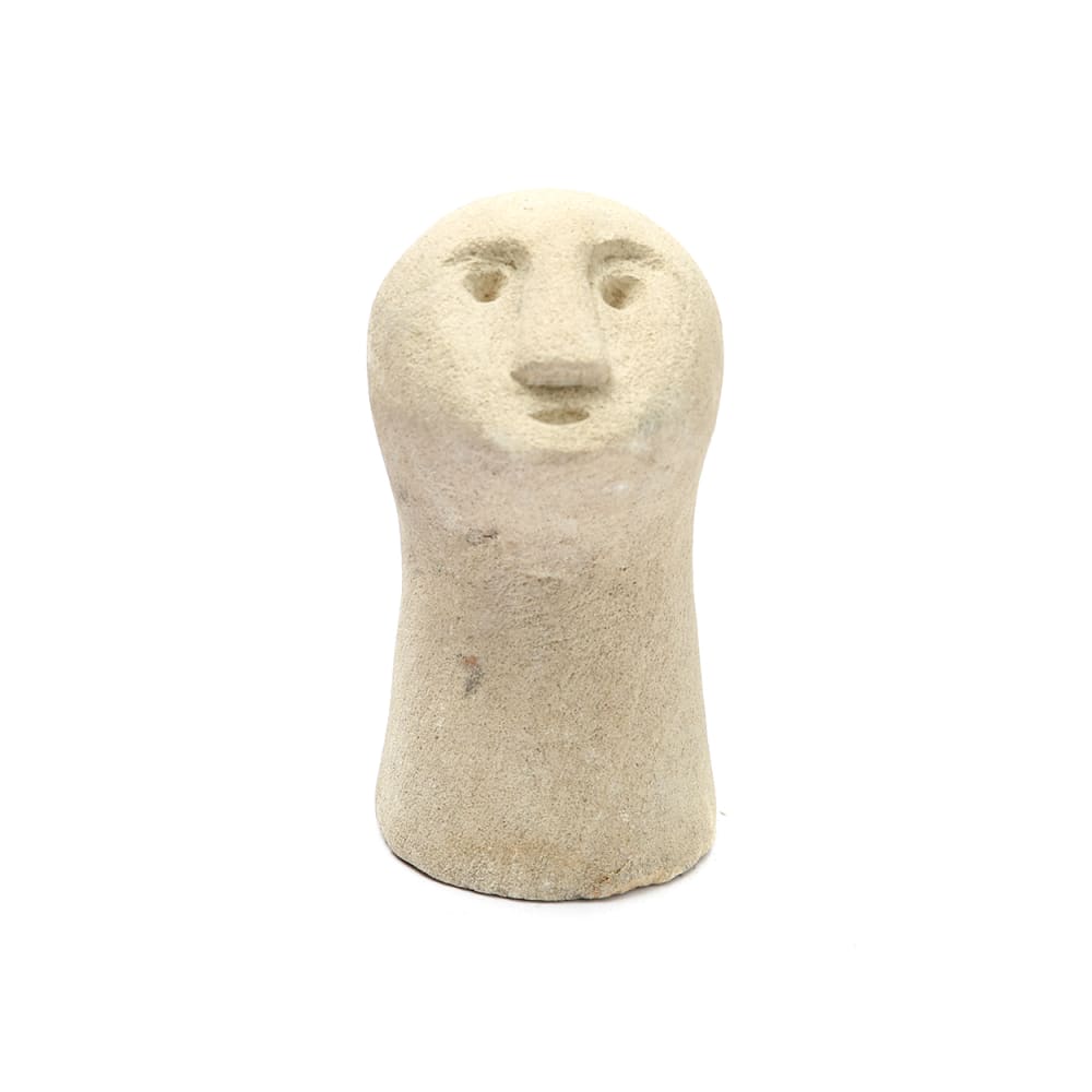 Estatua de arenisca marrón 8x8x17cm