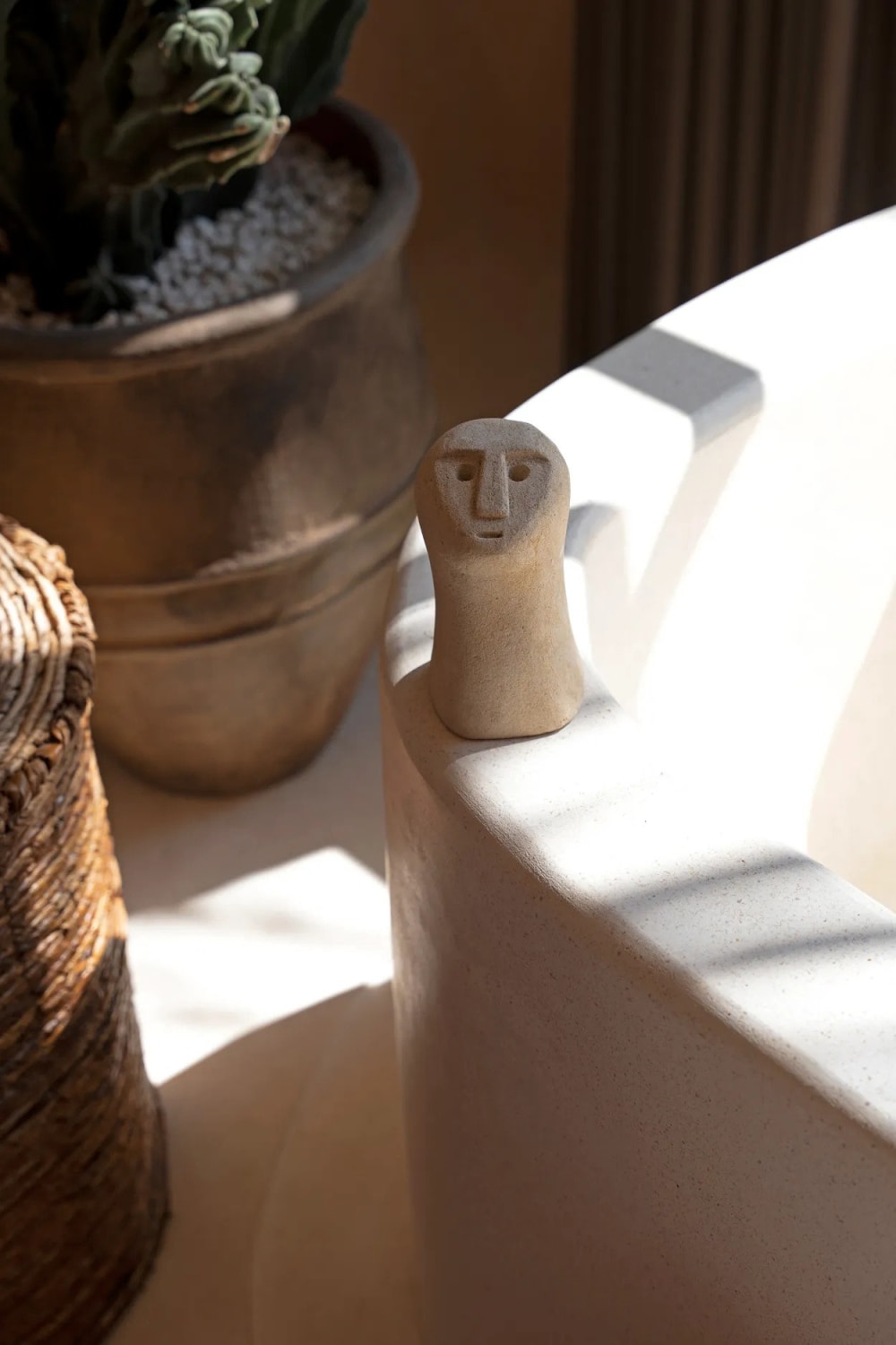 Estatua de arenisca marrón 8x8x17cm - Maisons du Monde