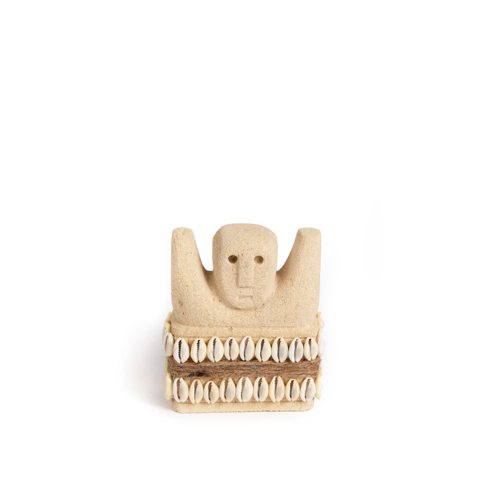 Statue grès marron 9x4x10cm Statue grès marron 9x4x10cm