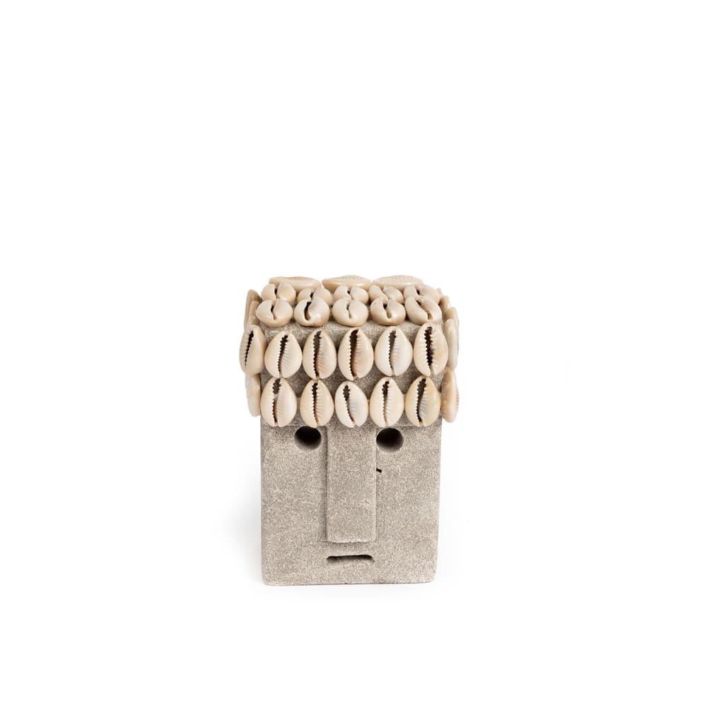Estatua de arenisca gris 7x5x11cm