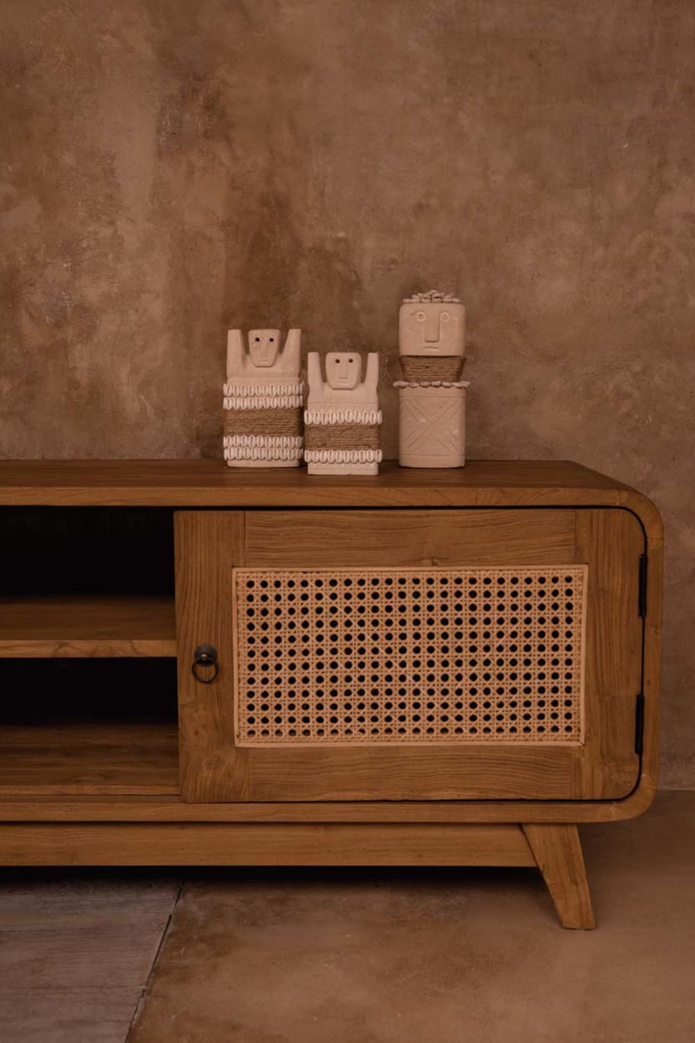 Statue grès marron 9x5x17cm - Maisons du Monde