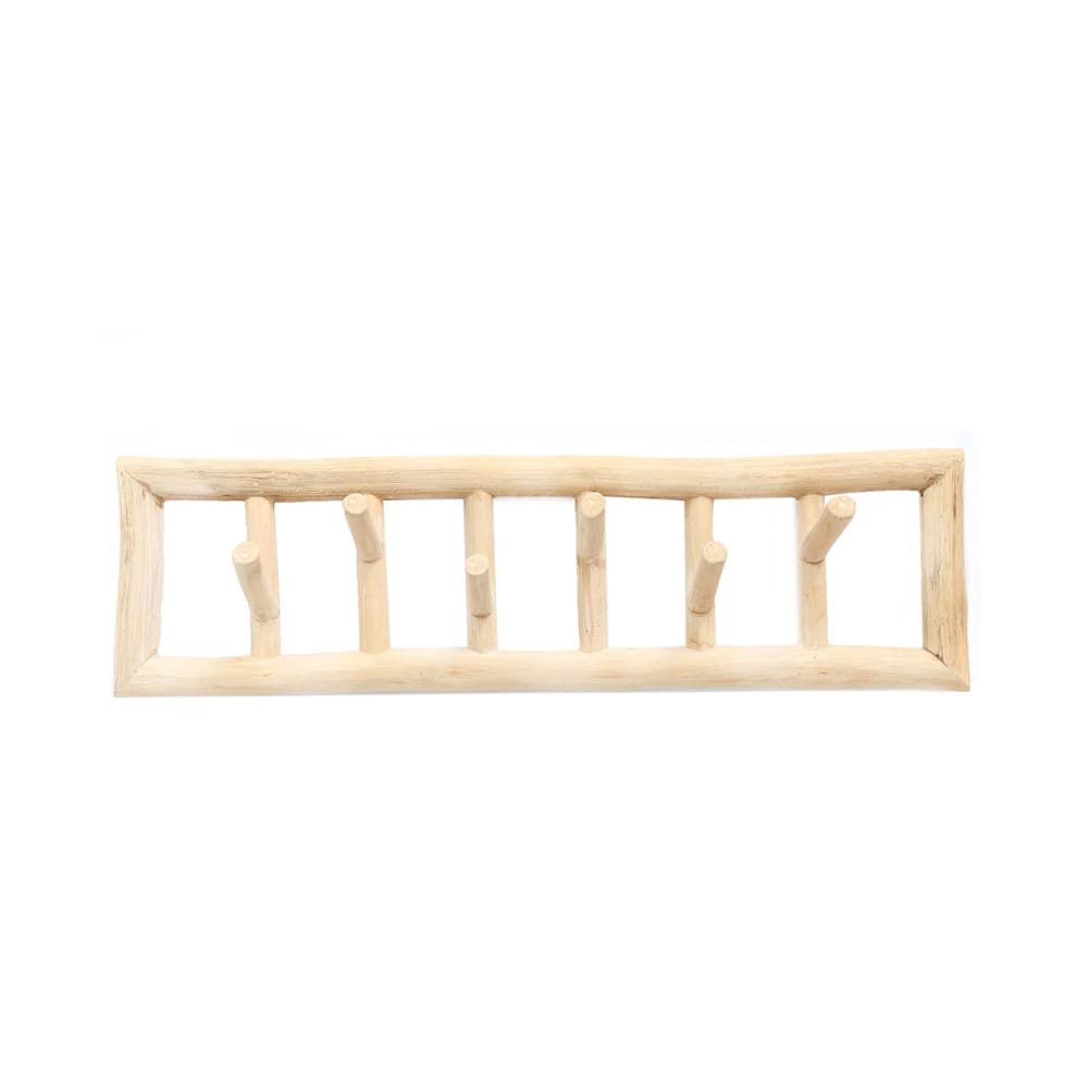 Porte-vêtements branche - teck