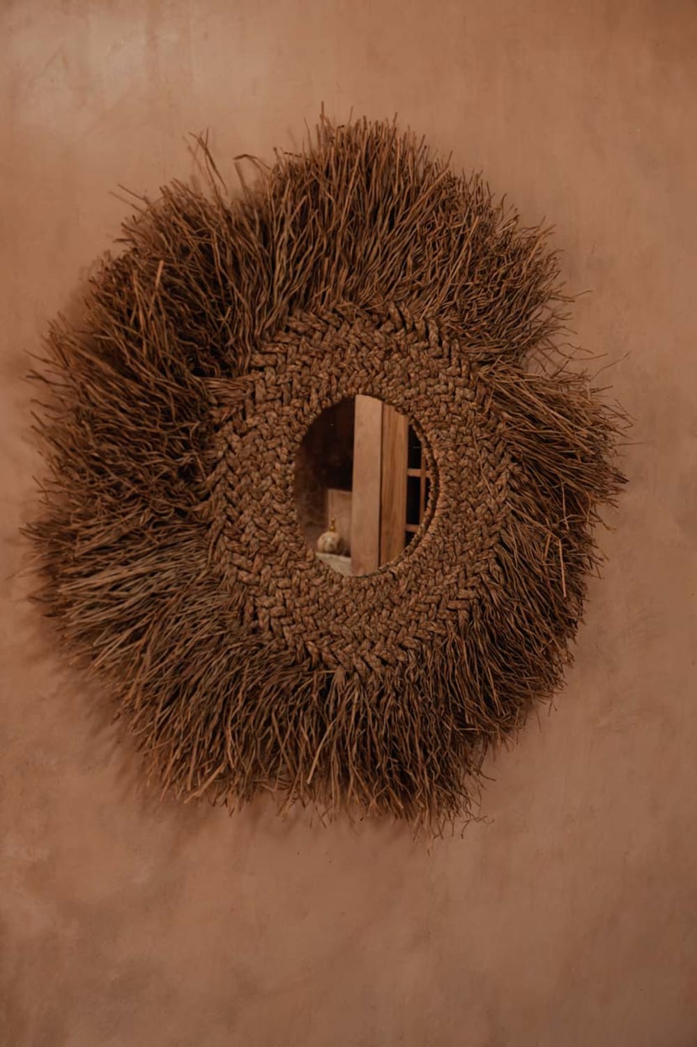 Miroir jacinthe d’eau marron 75x5x75cm - Maisons du Monde