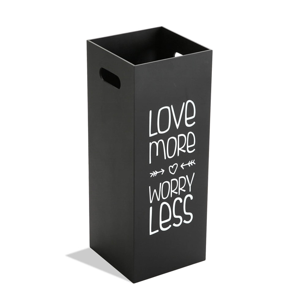 Versa Home Schirmständer aus Holz, schwarz und weiß style modern - Spanplatte
