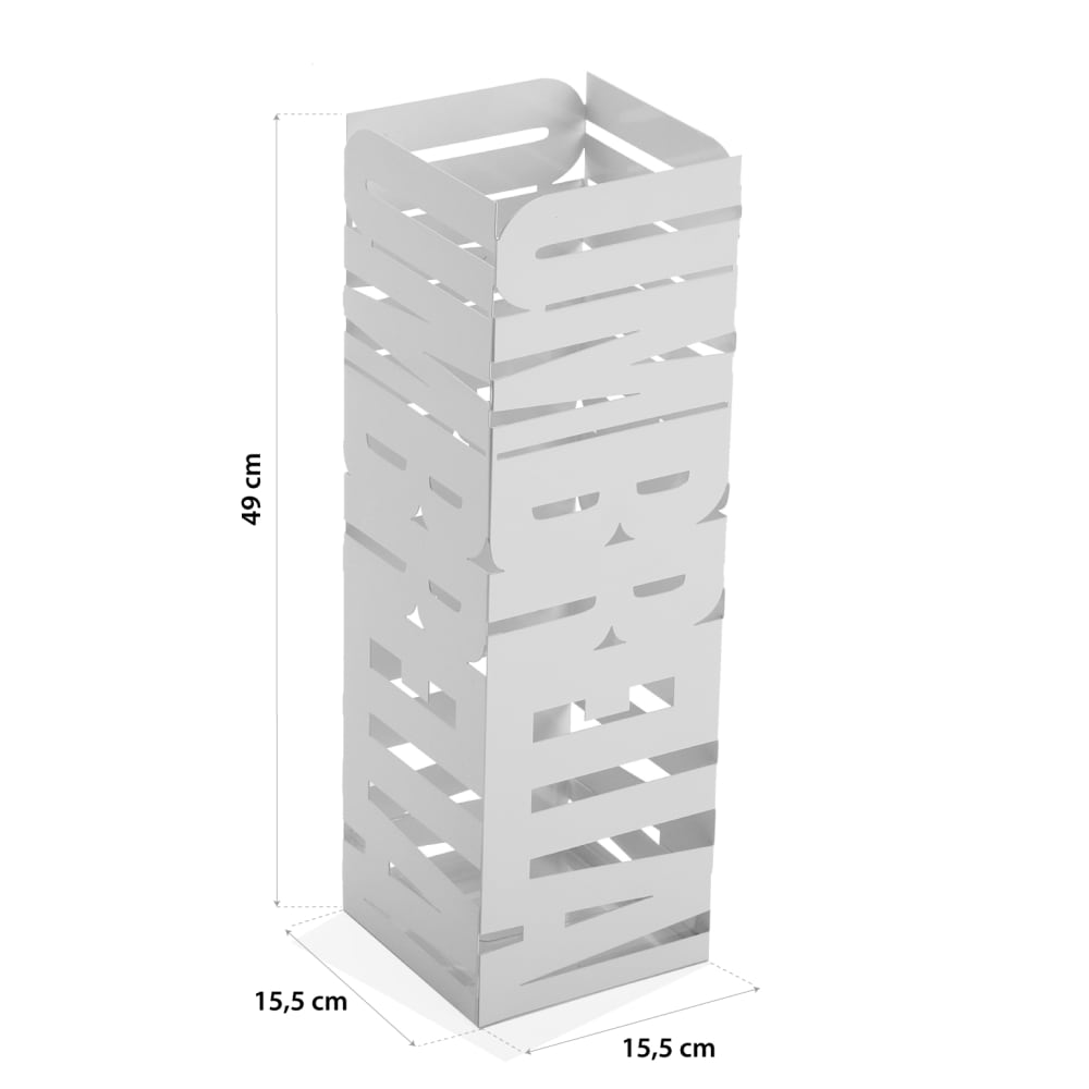 Schirmständer aus Metall, weiß - Maisons Du Monde