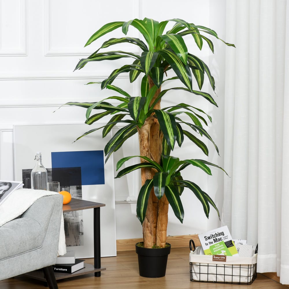 Planta dracaena artificial 20x20x160 cm verde - Maisons du Monde