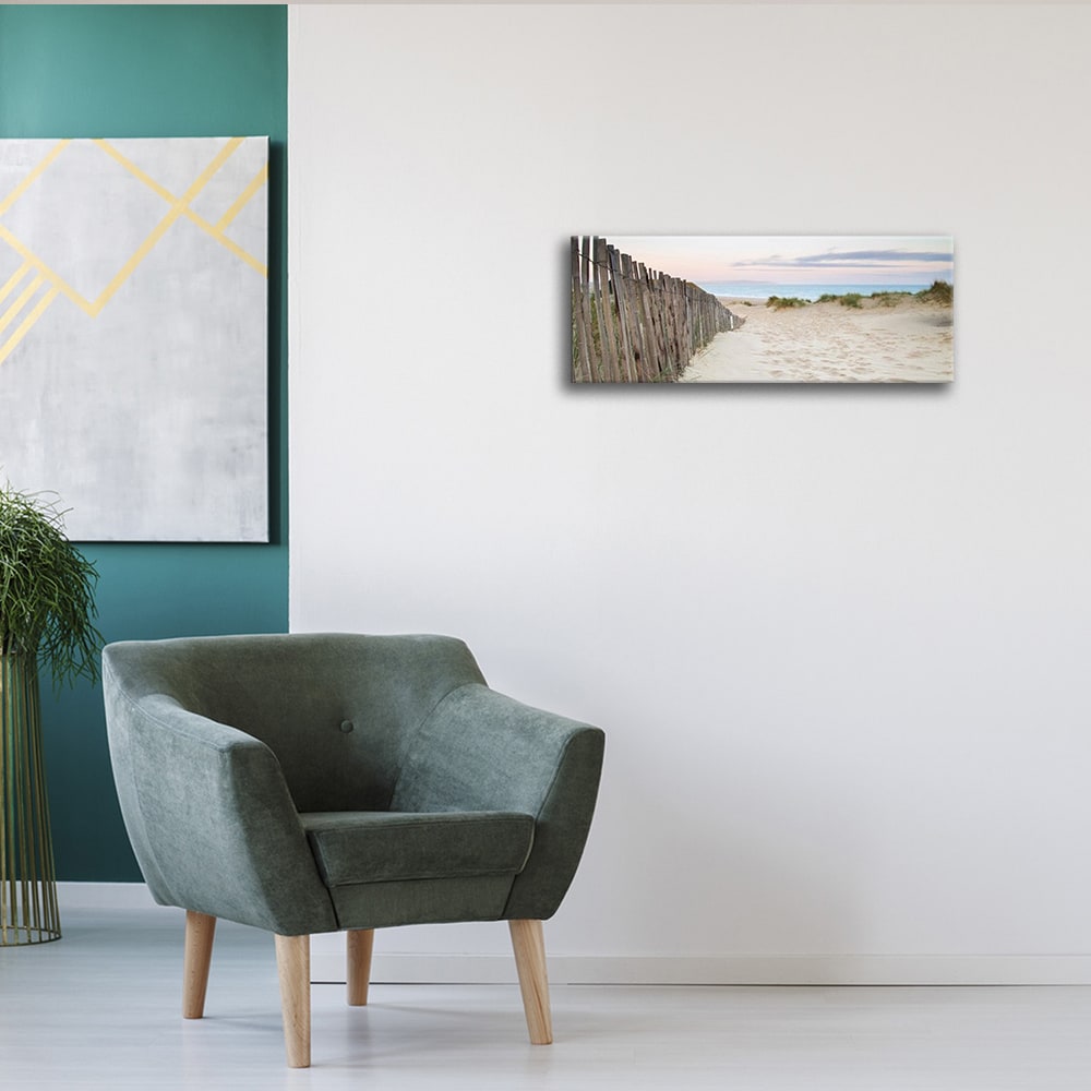 Cuadro lienzo - Playa Solitaria - 30x90cm - Maisons du Monde