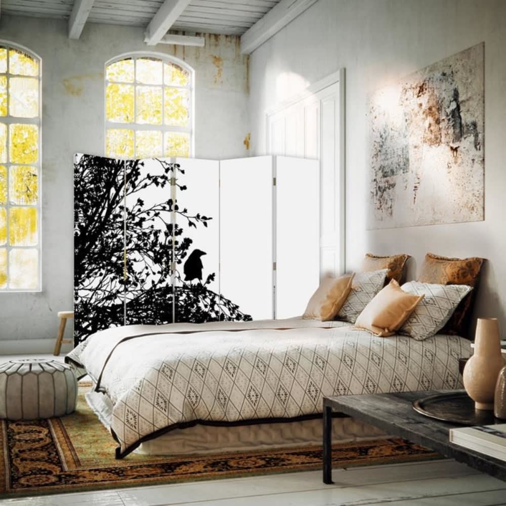 Paravent - Cloison Forest Silhouette cm 180x170 (5 volets) - Maisons du Monde