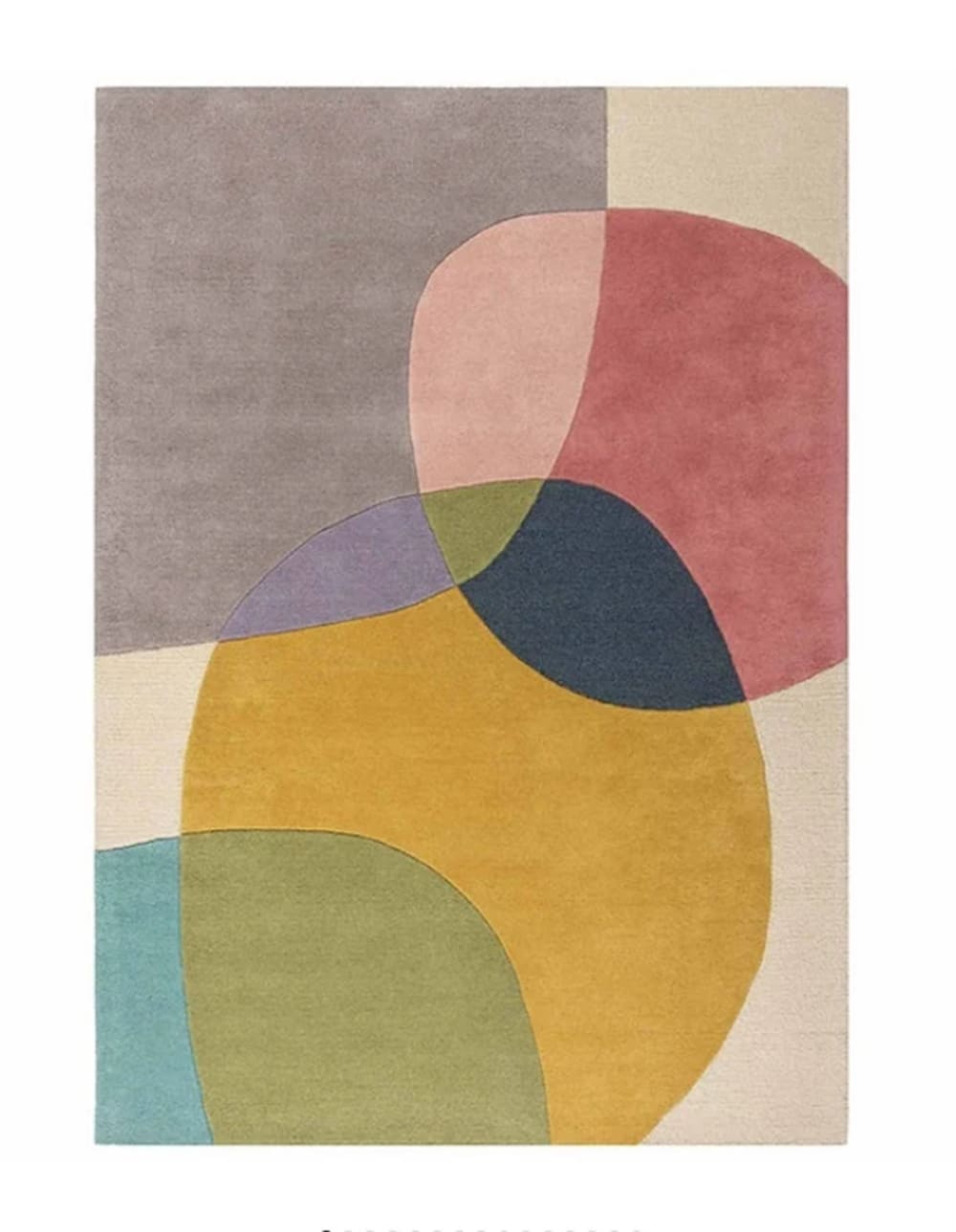Tapis de salon en laine multicolore 120x170 cm - Maisons du Monde