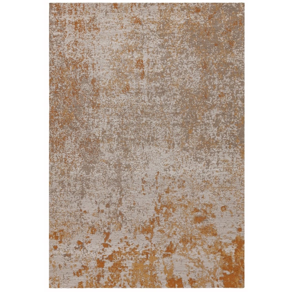 Tapis de salon moderne orange 120x170 cm