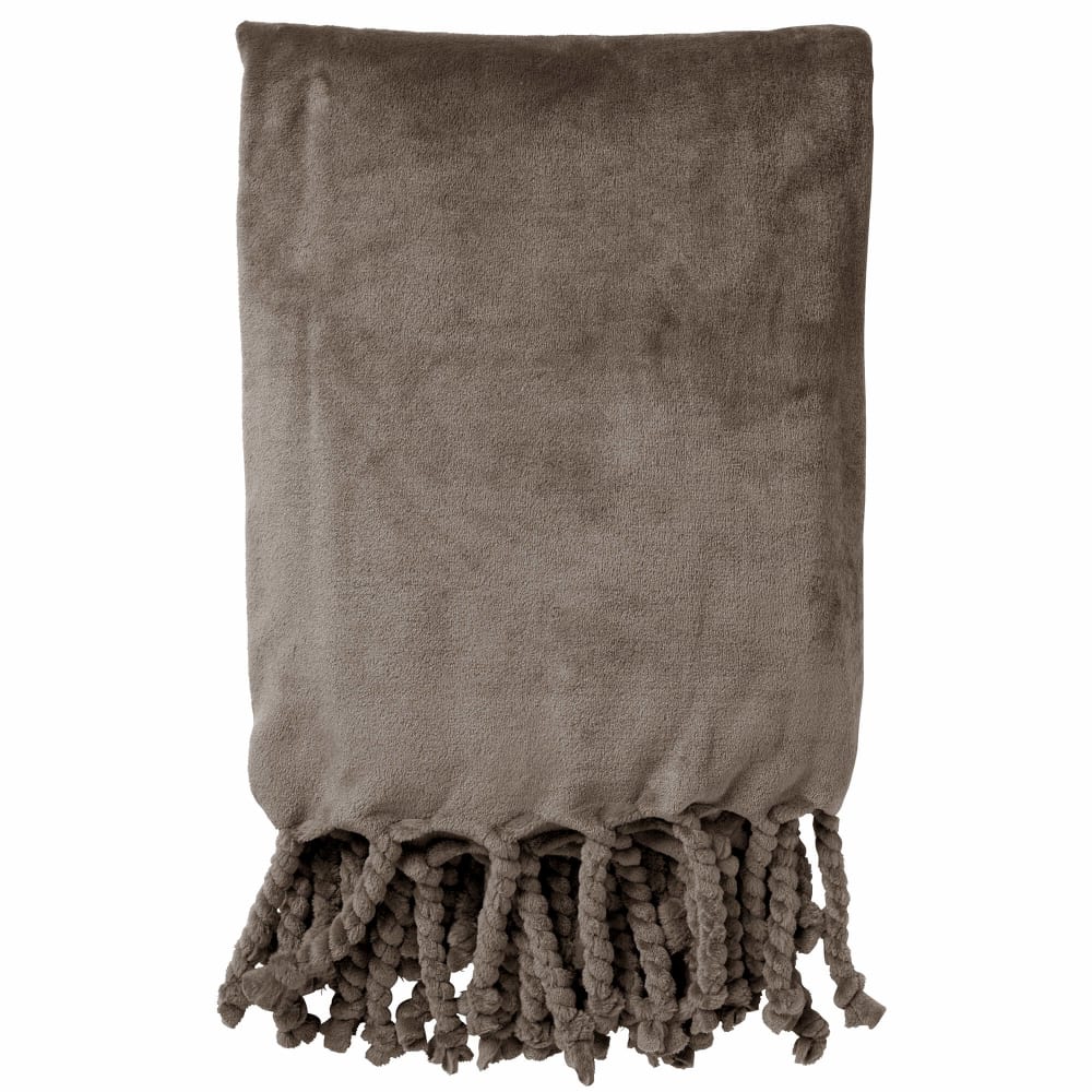 Plaid marron 150x200 cm - Maisons du Monde