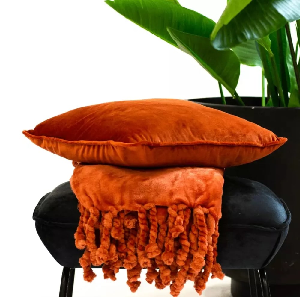 Dutch Decor decke orange 150x200 cm style modern orange Pes - Polyester
