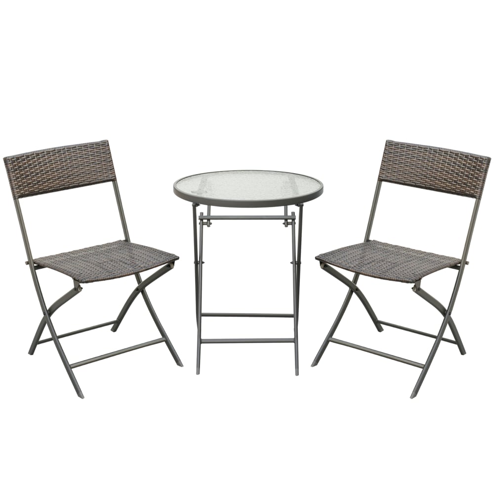 Outsunny Conjunto de mesa y 2