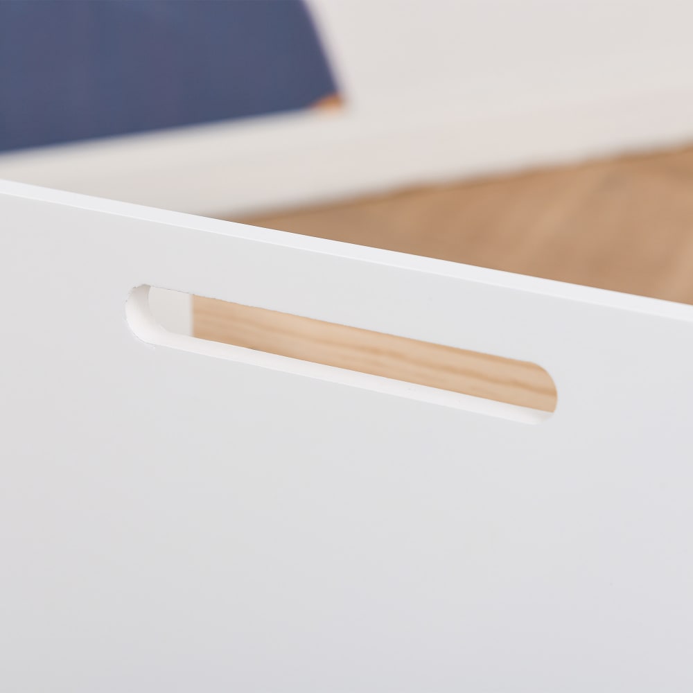 Caja almacenaje juguetes 40x43x43 cm blanco - Maisons du Monde