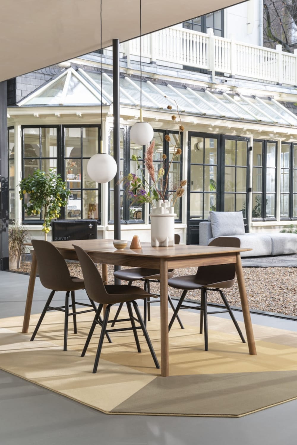 Mesa de comedor extensible de madera clara de 180 a 240 cm - Maisons du Monde