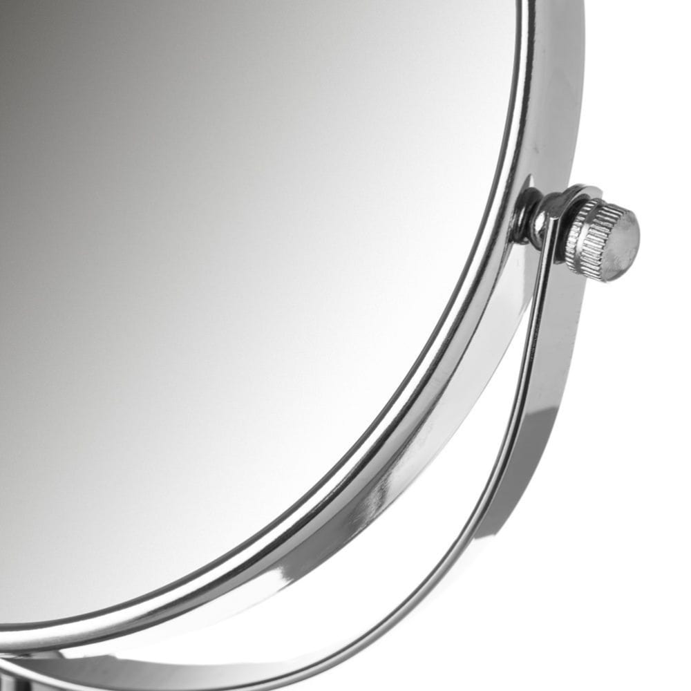 Miroir grossissant (x5) double face en métal argenté - Maisons du Monde