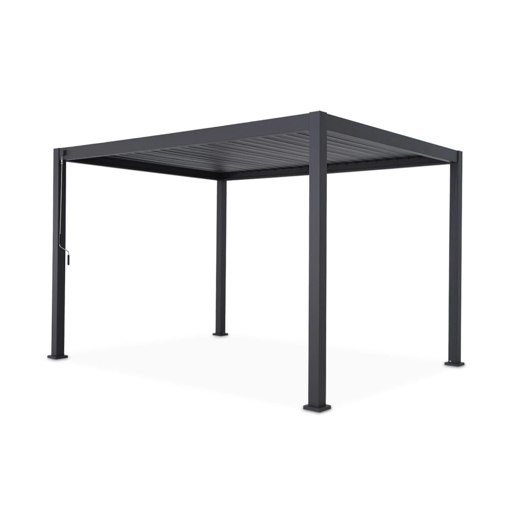 Pergola bioclimatique gris anthracite – 300x400cm