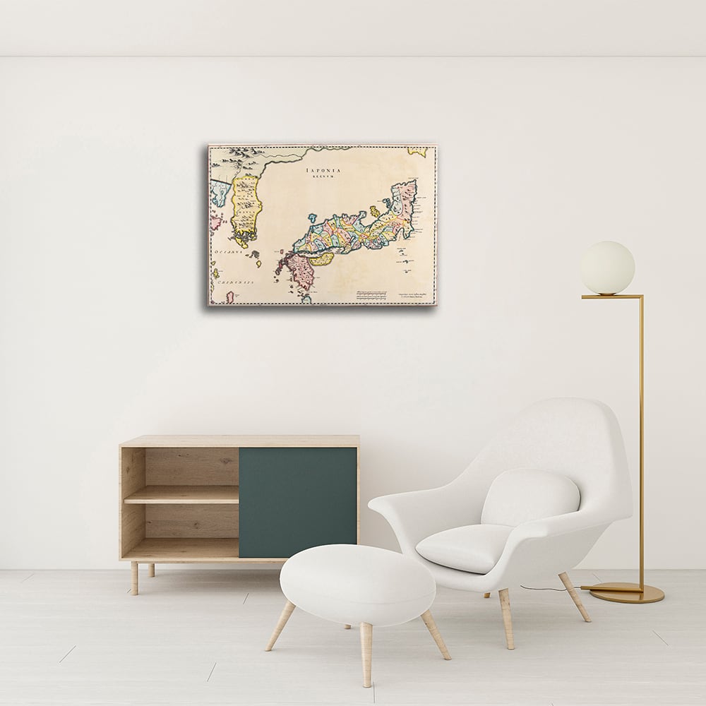 Tableau - Cartographie - Ancienne Carte No. 3 40x50cm — vue 3