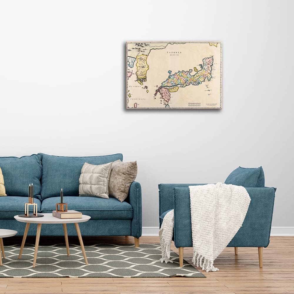 Tableau - Cartographie - Ancienne Carte No. 3 40x50cm — vue 4