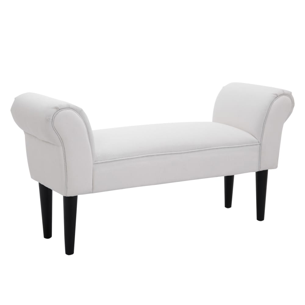 Banco de cama 102x36x51cm blanco