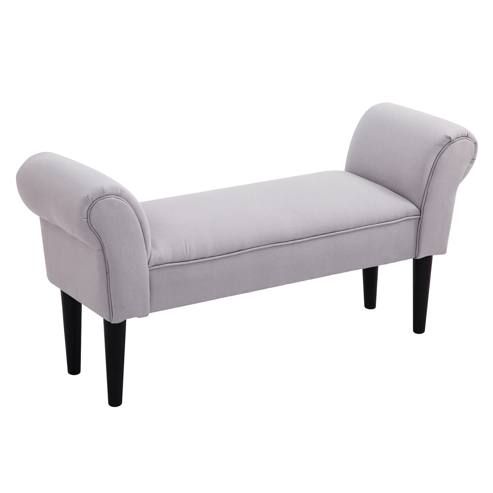 Banco de cama 102x36x51cm gris