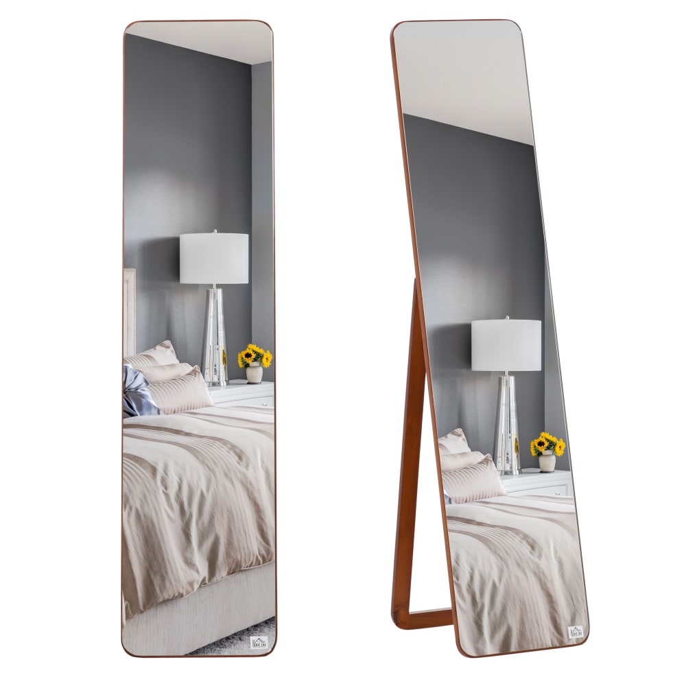Espejo de pie 37x43x156 cm nogal - Maisons du Monde