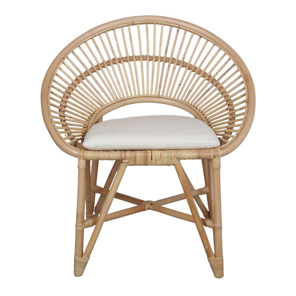 Silla de ratán natural rayman - naturale - 86x76x57 - Maisons du Monde