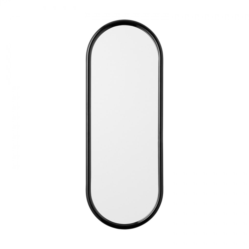 AYTM Miroir mural ovale H78xL29cm Noir Métal