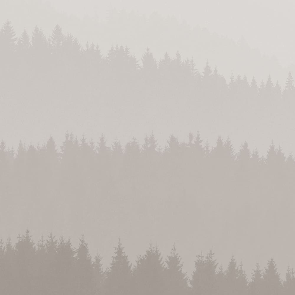 Papier peint low mountains, beige 425 x 250cm — vue 4