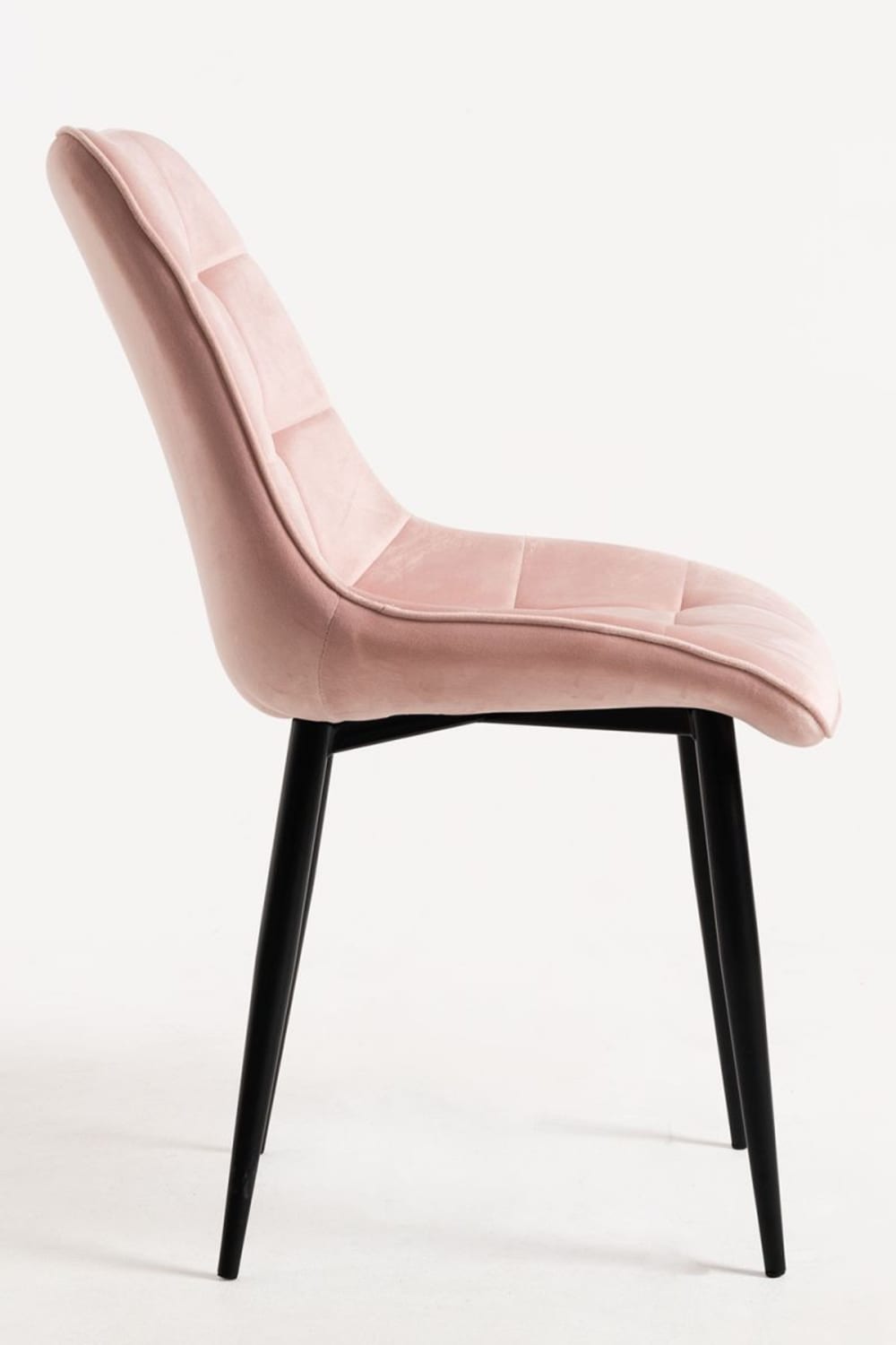 Pack 2 sillas color rosa en terciopelo - Maisons du Monde
